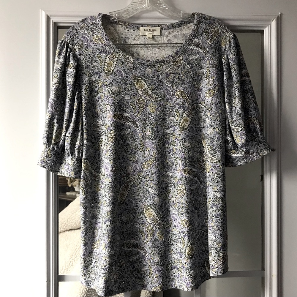 Women's Paisley Print Top‎